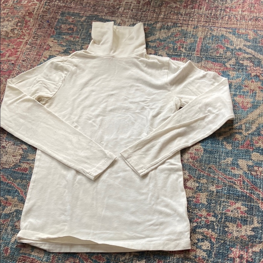 Forever 21 Cream Turtleneck Sweater